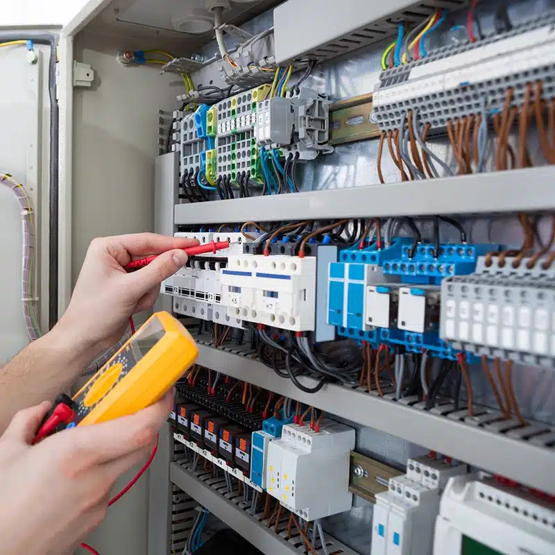 Modern switchboard upgraded by Powerhub Electrical in St Ives